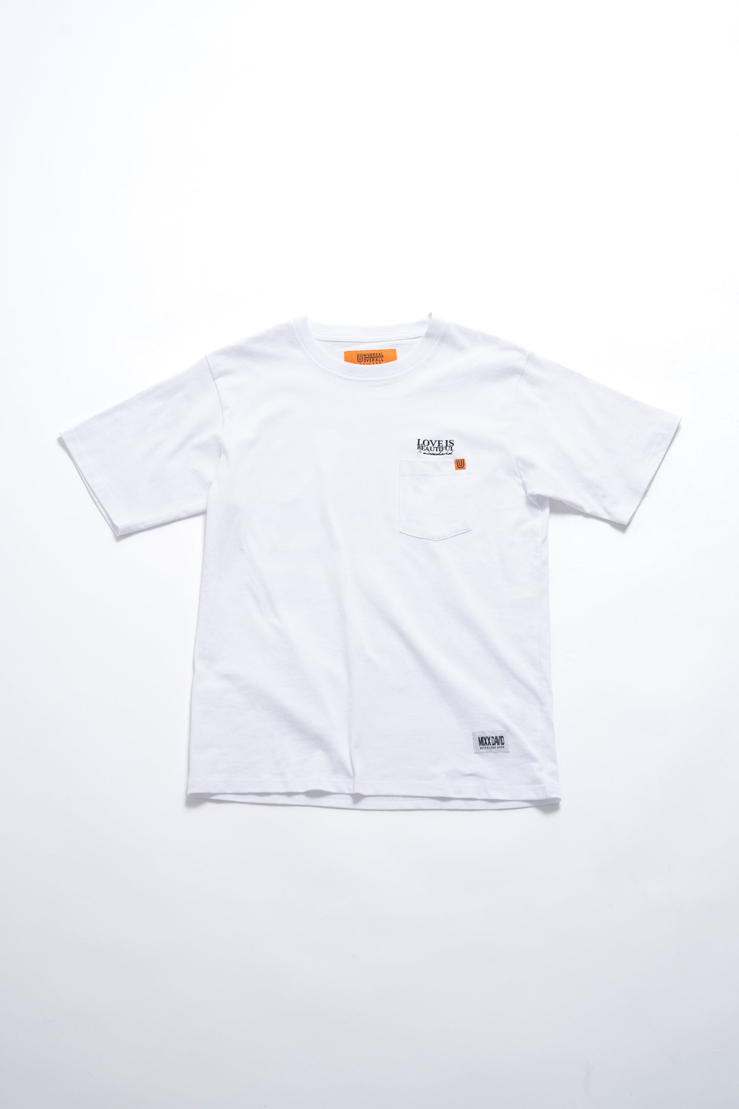 mixxdavid × UNIVERSALOVERALL ポケットTEE