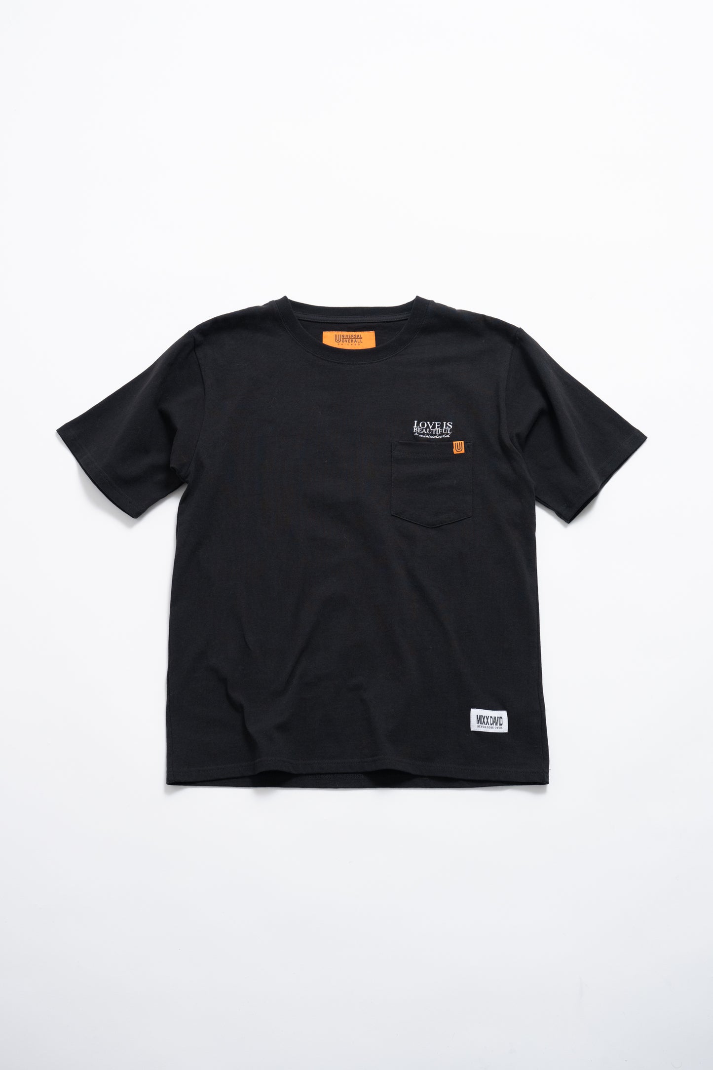mixxdavid × UNIVERSALOVERALL ポケットTEE