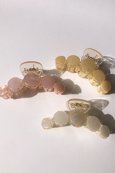 シェルヘアクリップ