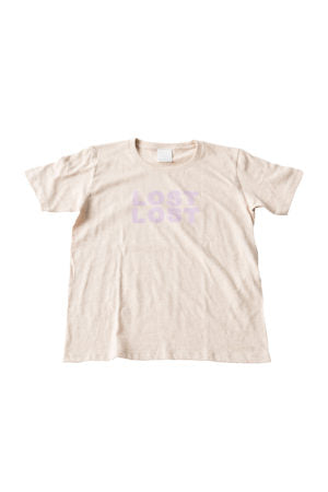 LOST LOGO Tシャツ(ベージュ)