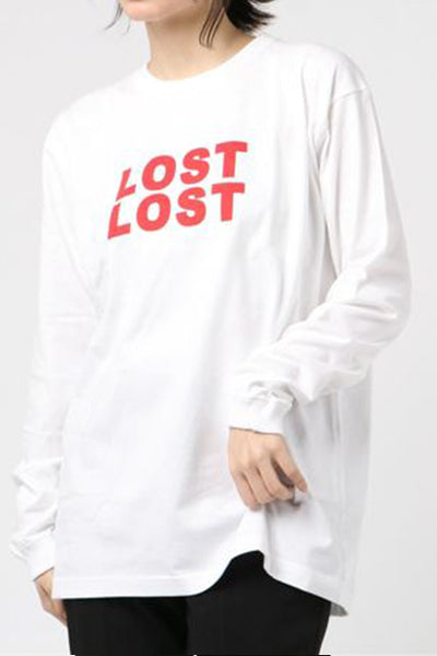 LOST LOGO ロンT(レッド)