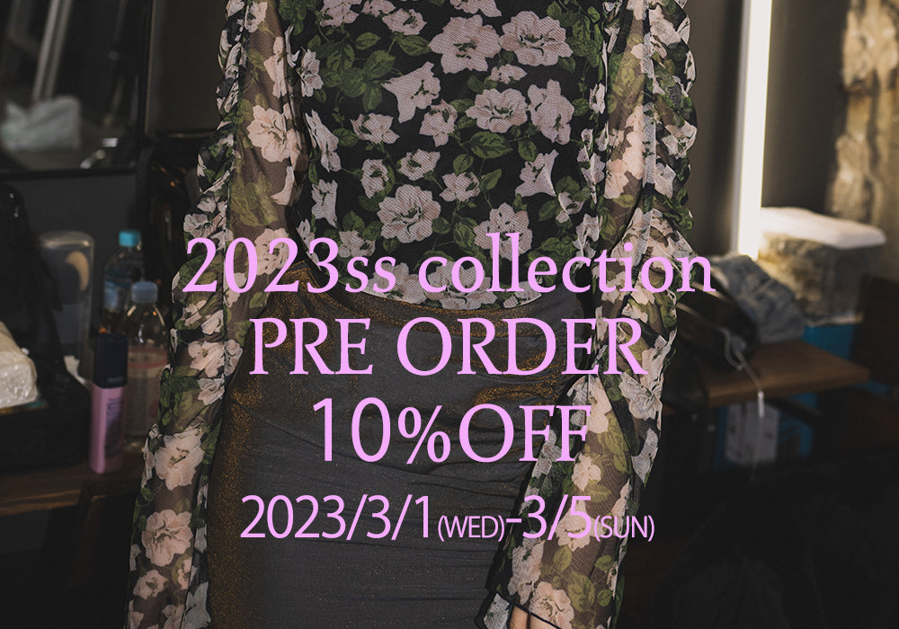 23ss collection PRORDER START！