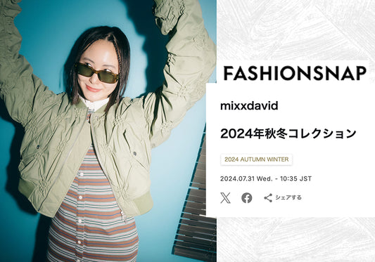 【FASHIONSNAP掲載】mixxdavid 2024 aw look