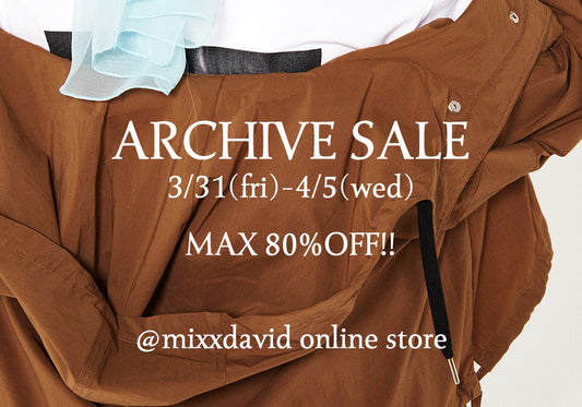ARCHIVE SALE!!!MAX 80%OFF