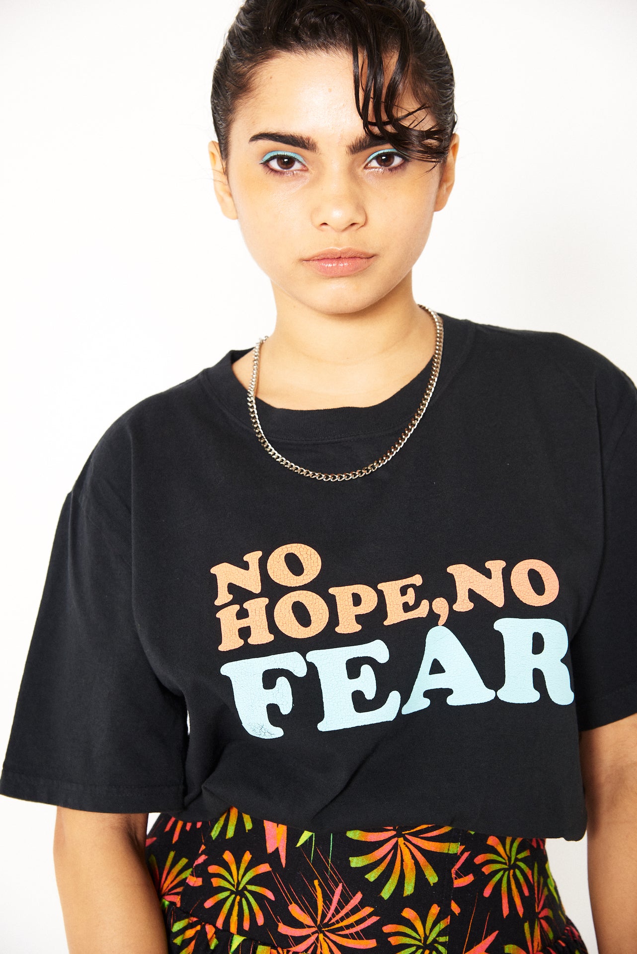 NO HOPE NO FEARビッグTシャツ(ブラック)