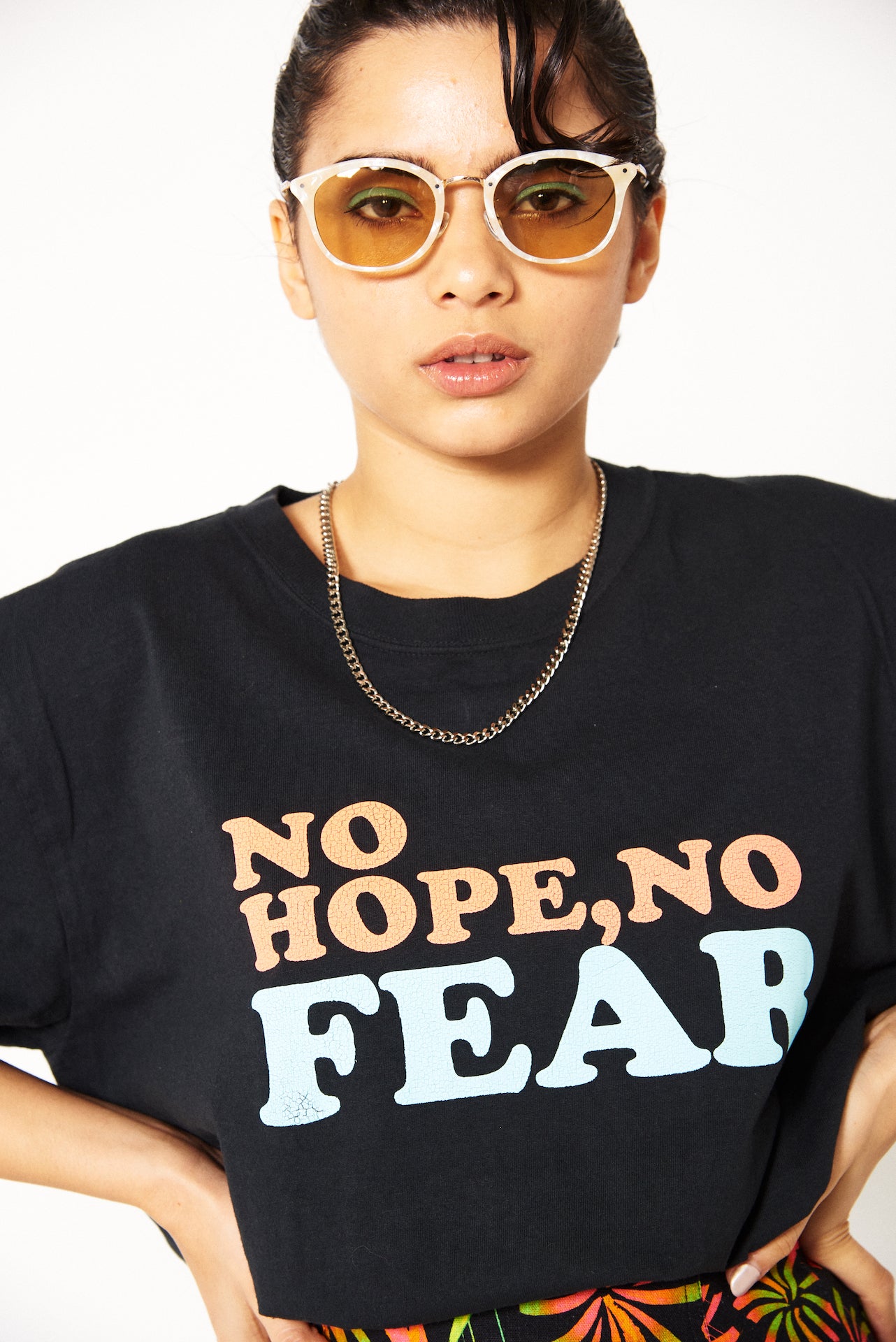 NO HOPE NO FEARビッグTシャツ(ブラック)