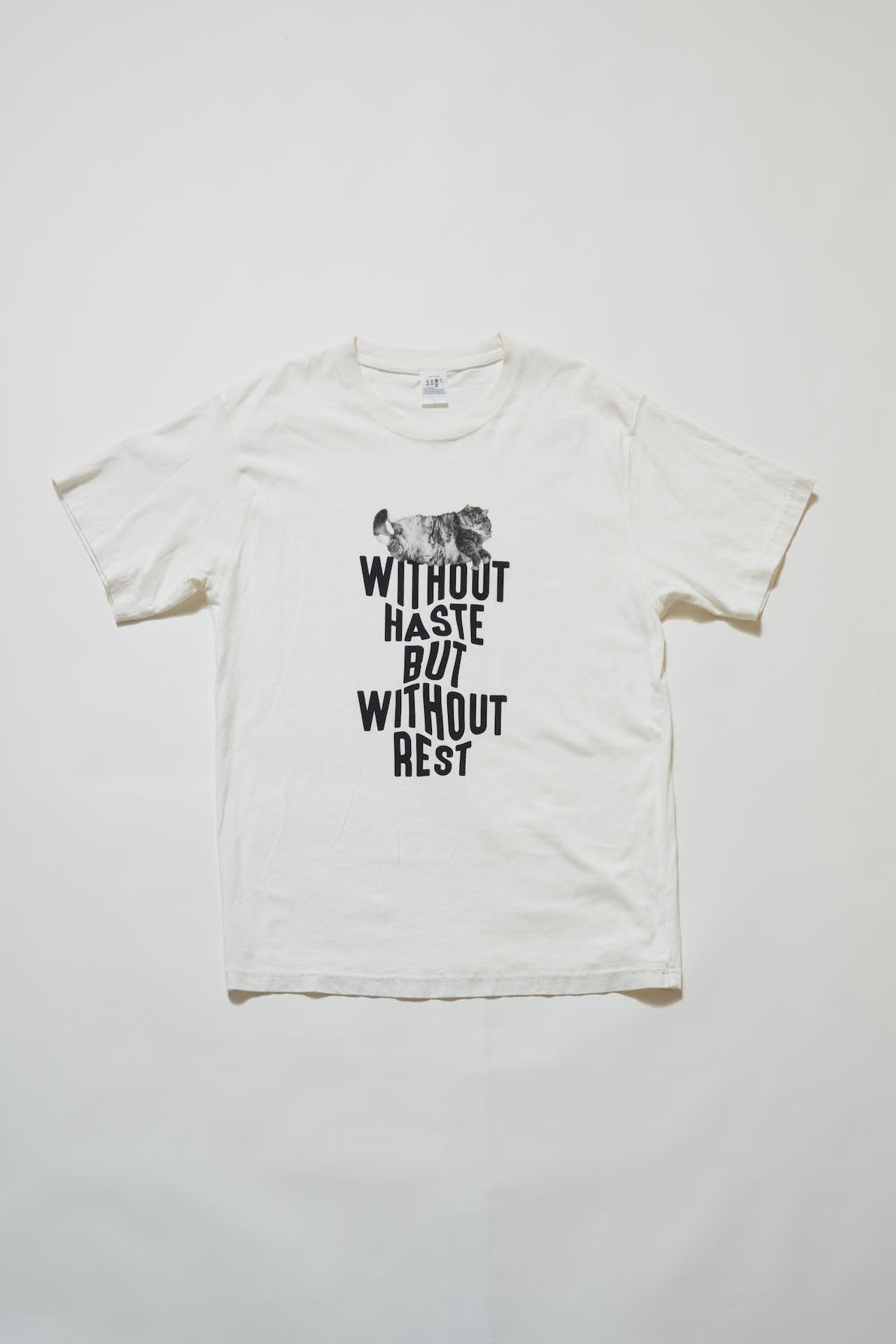 キャットTシャツ(ホワイト)