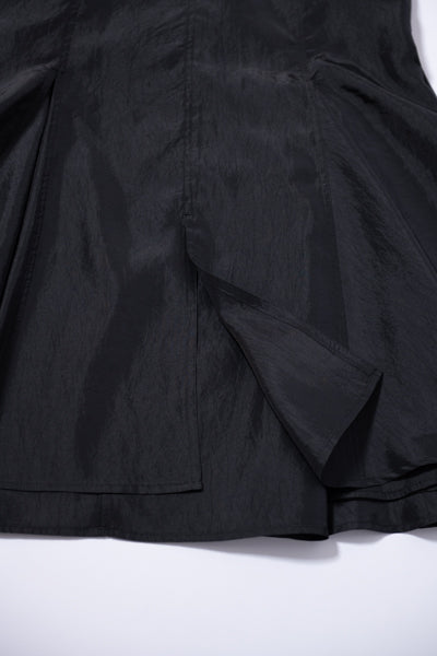 ヴィンテージタフタマーメイドスカート(BLACK)