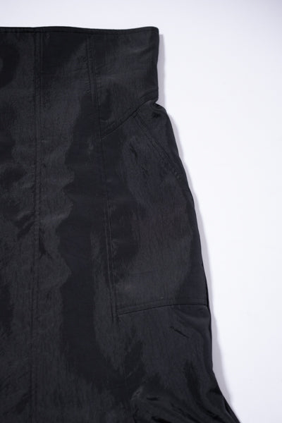 ヴィンテージタフタマーメイドスカート(BLACK)